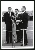 Photo John F. Kennedy, Willy Brandt in B