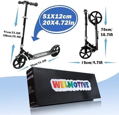 Kickboard: Kinder Erwachsene Klappbarer Cityroller – Neu und originalverpackt aus Hundwil von Mr.Wong 5