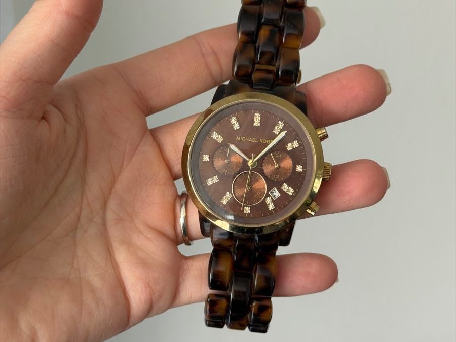 Michael Kors Orologi: eine originale Michael Kors Damenarmbanduhr – Usato da Altendorf venduto da Lizaveta07