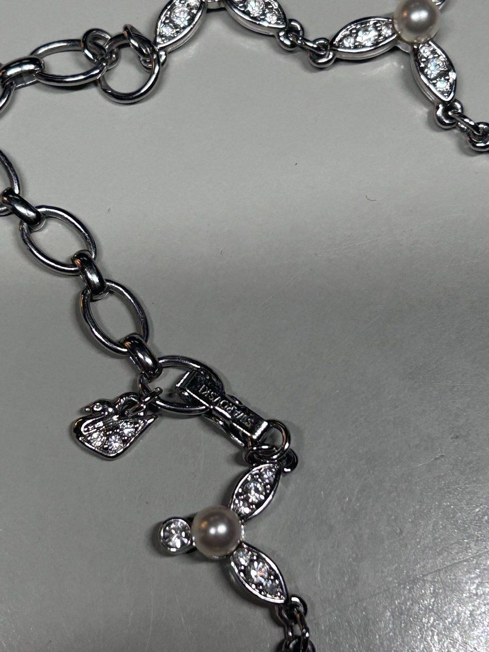Swarovski Catenine: Collana Vintage Swarovski "Fidelity" – Usato da Giubiasco venduto da LorisVale 1