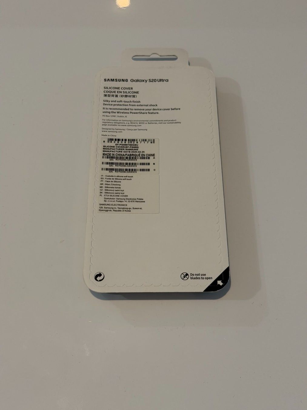Samsung Cover & Protezioni schermo: Samsung Galaxy S20 Ultra cover – Nuovo e nell'imballaggio originale da Yverdon-les-Bains venduto da AVRS.CH 1