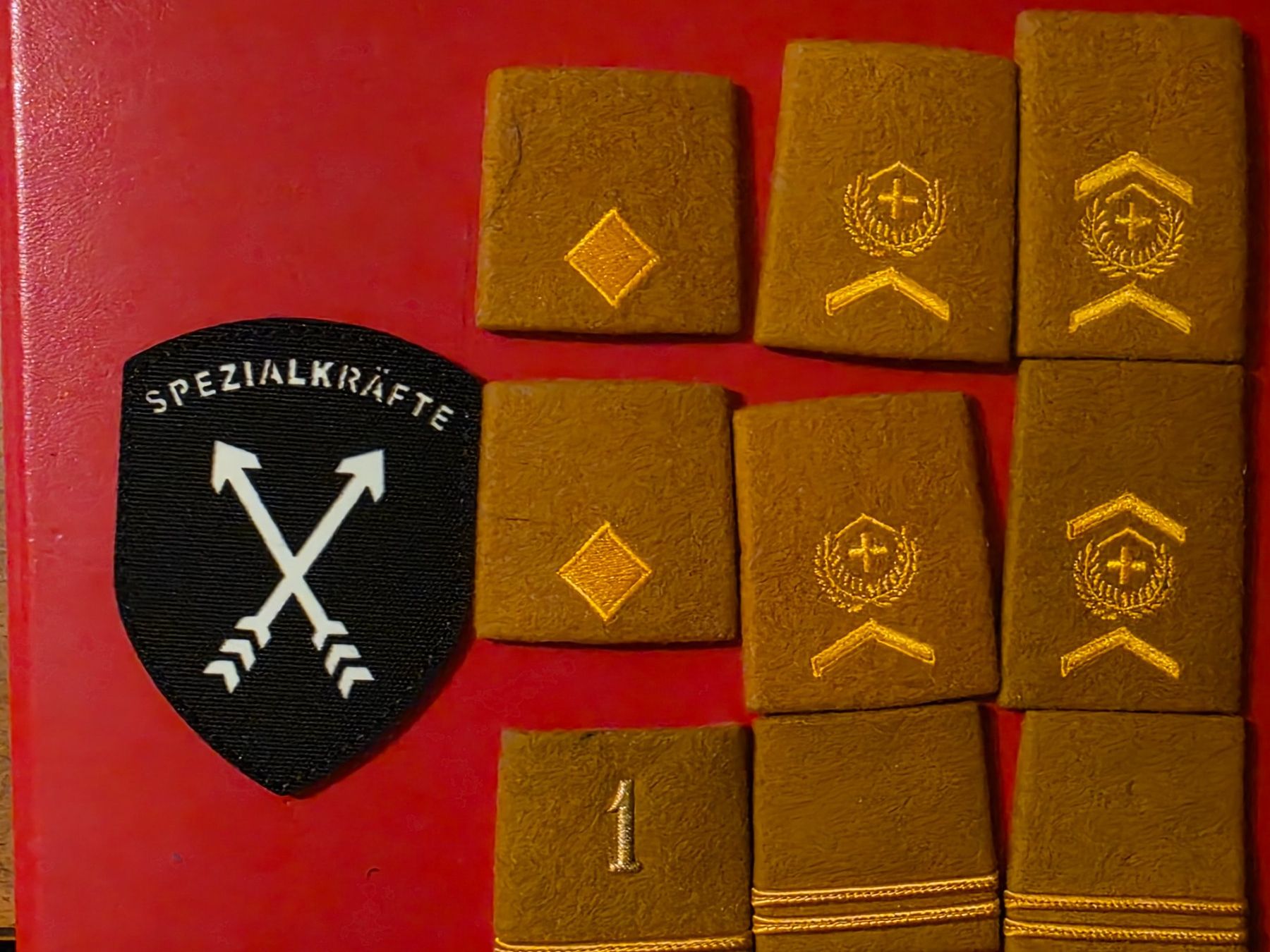 Schweizer Armee Placchette & Badge: 10 Abzeichen Grade ASK Grenadier Isone Top – Nuovo (secondo la descrizione) da Nyon venduto da freetoys08