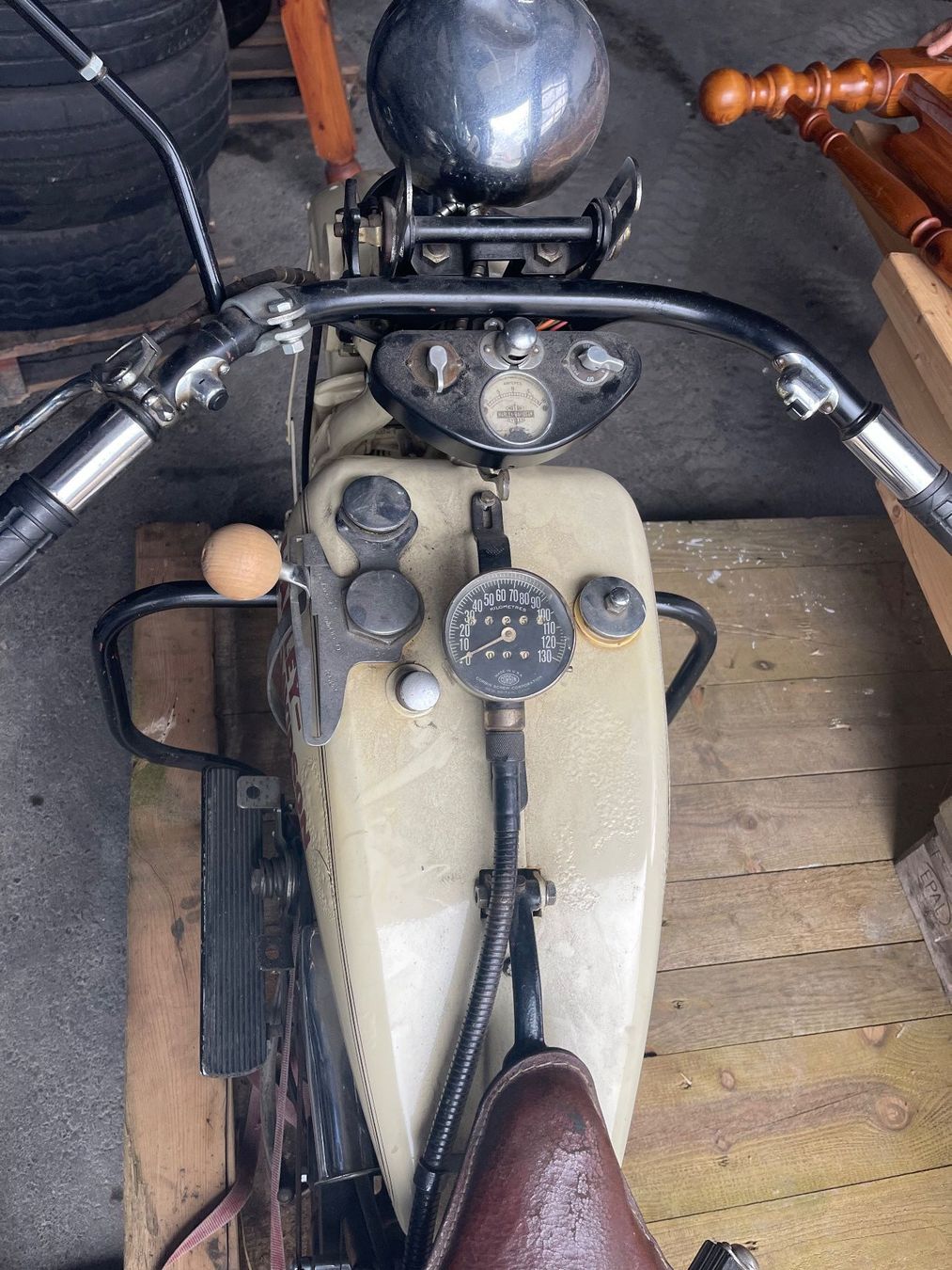 Harley-Davidson Strada: Harley Davidson 1946 in Original Zustand – Usato da Olten venduto da D.Edelmann_GmbH 5