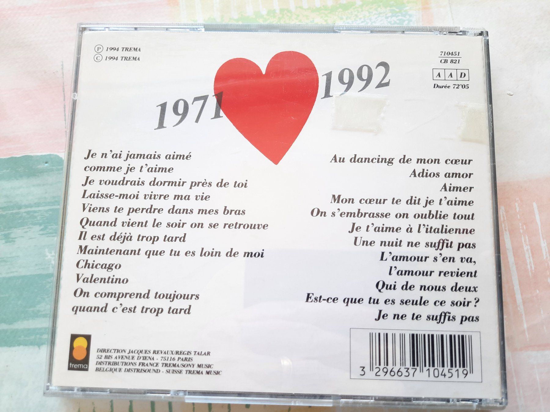 CDs: Cd Frédéric François - 21 plus grands succès  – Gebraucht aus Pully von bro_n52j 1