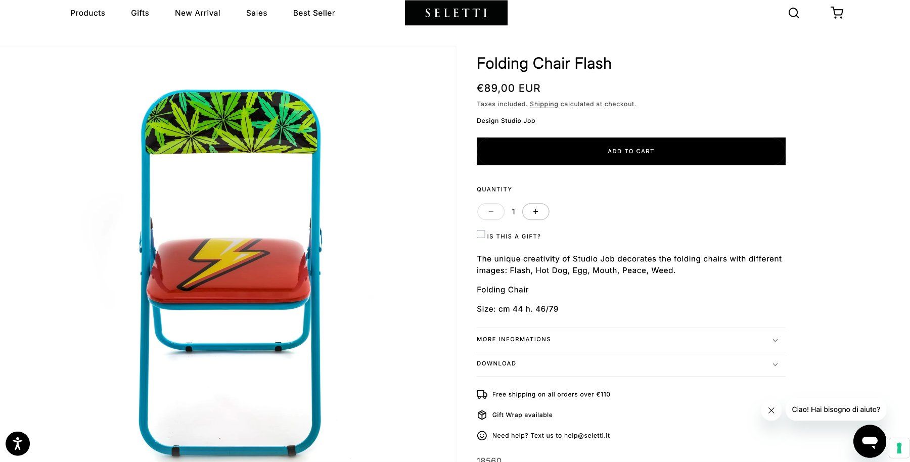 Sedie: Lot de 4 Chaises Pliantes Seletti – Usato da Lausanne venduto da Fanfan.dubs 1