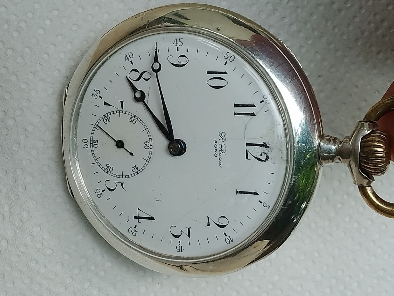 Omega Orologi: Omega Silber Antik Rusca 52 mm läuft – Usato da Agno venduto da sam2608 1