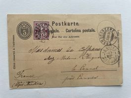 AK gelaufen mit aussergewöhnlicher schöner Schrift