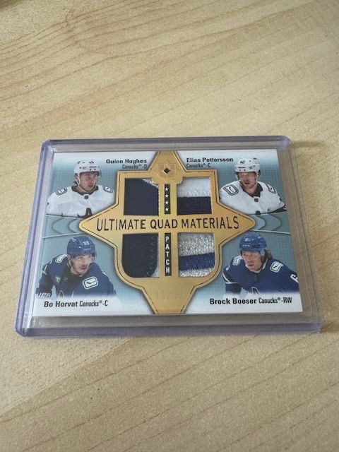 NHL Sammelbilder & Trading cards: Ultimate Quad Materials Vancouver – Gebraucht aus Toffen von Domy1
