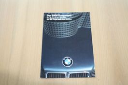 BMW Modell Programm Prospekt 1986