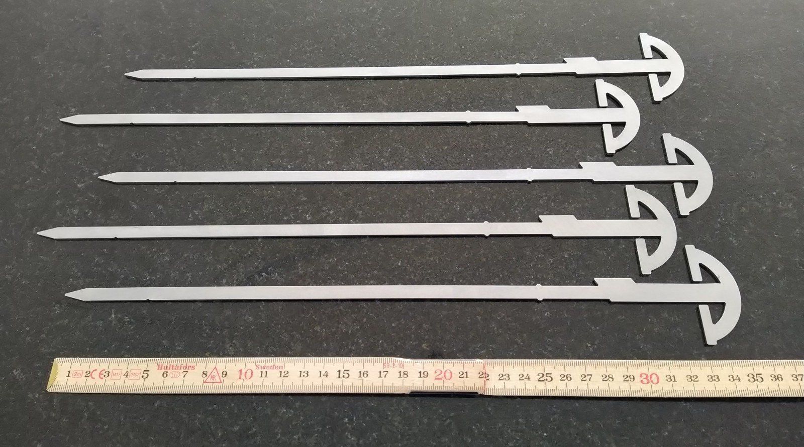 Griglie: 5 Grill Spiess Edelstahl – Nuovo (secondo la descrizione) da Sempach venduto da DussBe6204