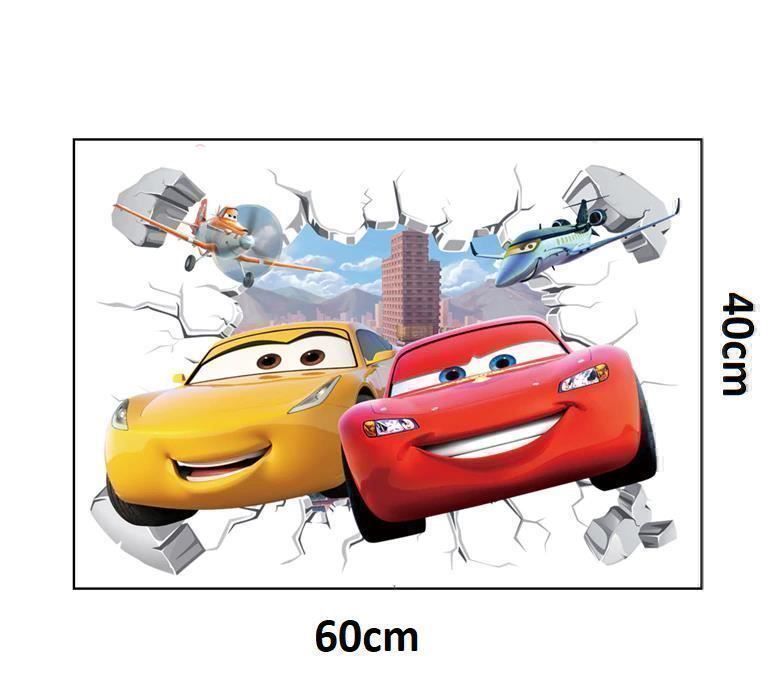 Sticker: Autos Flash Mcqueen Wandaufkleber – Nuovo e nell'imballaggio originale da Gurmels venduto da Swisspod 1