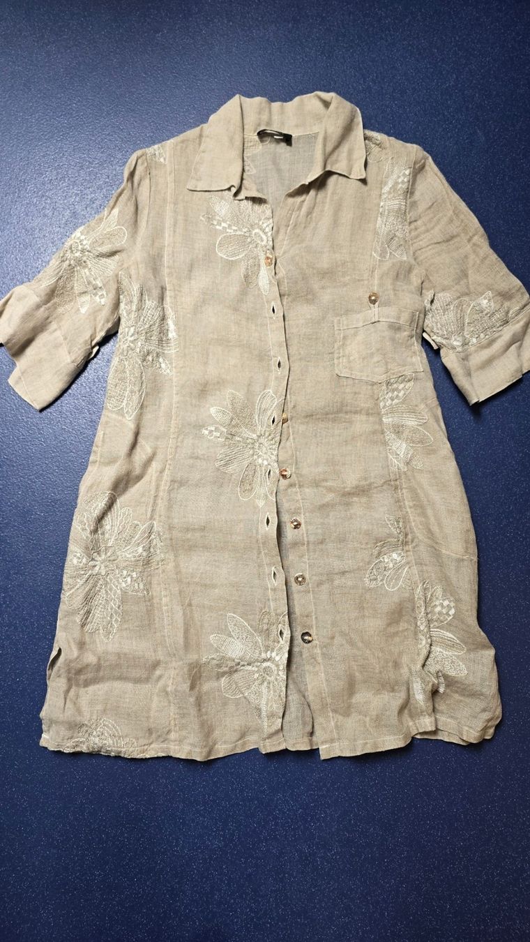 Camicette: 3/4 Bluse Yasmine 100% Leinen – Usato da Meggen venduto da Bilanz70