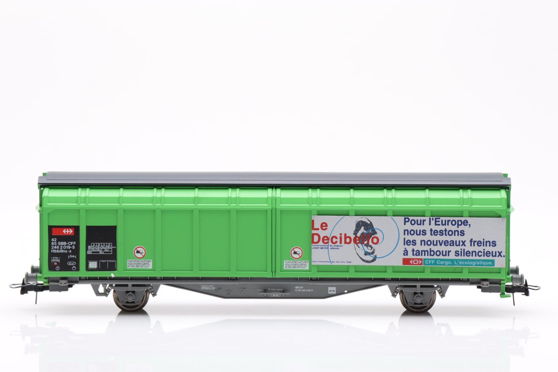 Roco Modelleisenbahnen: Roco 46506 SBB Decibello Güterwagen , H0 – Neu (gemäss Beschreibung) aus Ried (Muotathal) von Modellbahn.swiss 1