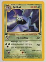 Golbat 1. Edition 34/62 Pokémon Fossil-Set 2000 Vintage DE