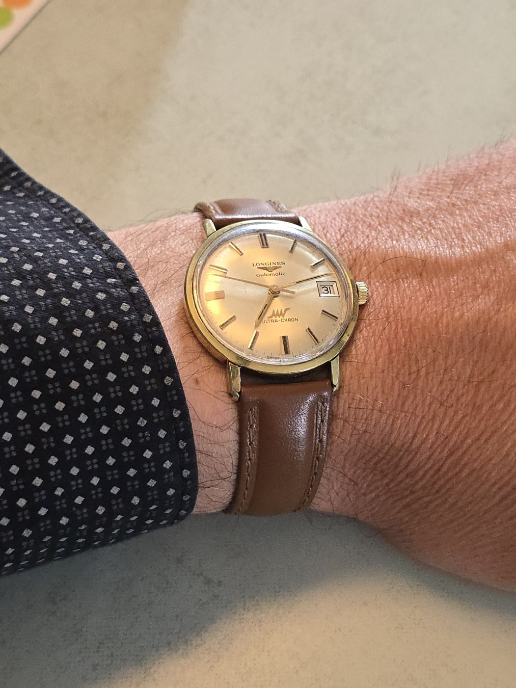 Longines Uhren: Longines ultra chron. Extra flat automatic 1950 – Gebraucht aus Satigny von Baazarbaron