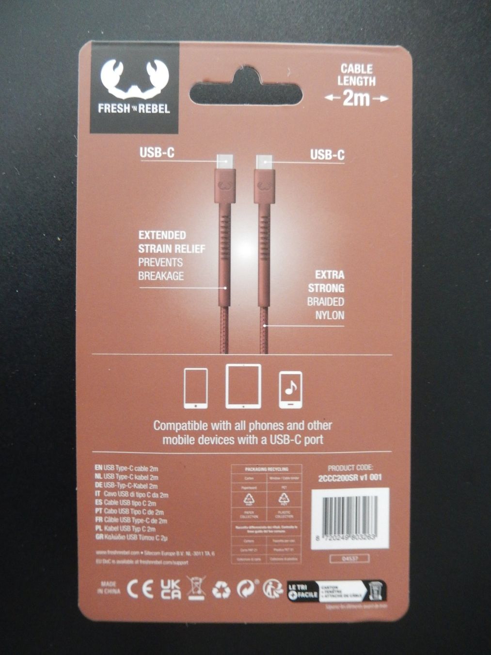 Cavi: USB C Kabel Ladekabel – Nuovo e nell'imballaggio originale da Horw venduto da Gigantli 1