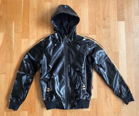 Gay Fetish-Wear R&Co BERLIN Glanz-Trainerjacke Polyester XS
