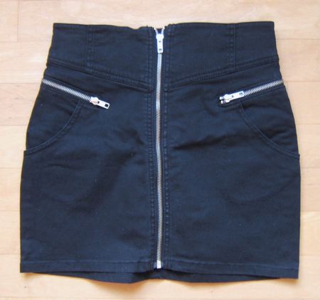 SCHWARZER DAMEN JUPE H & M DIVIDED GR. 10