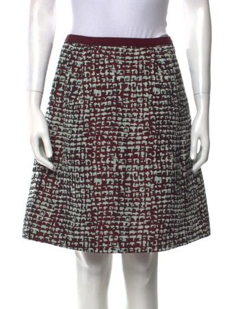 Max Mara vintage Rock Gr.36 Traum Cerulean blau Burgund