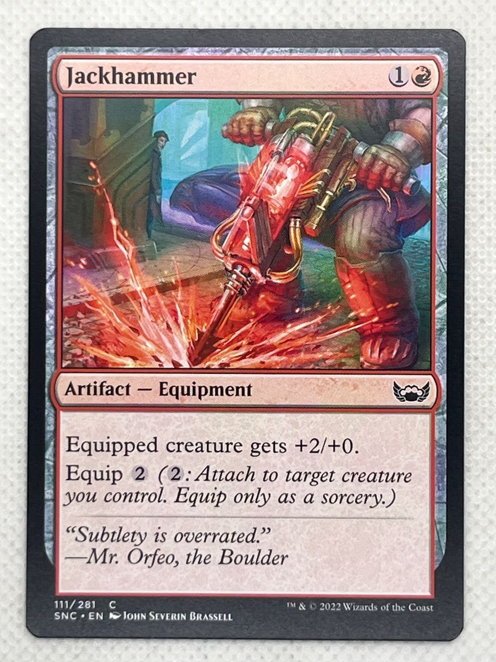 Magic The Gathering Carte collezionabili: Magic: The Gathering - Jackhammer – Usato da Hinterkappelen venduto da Kim1992