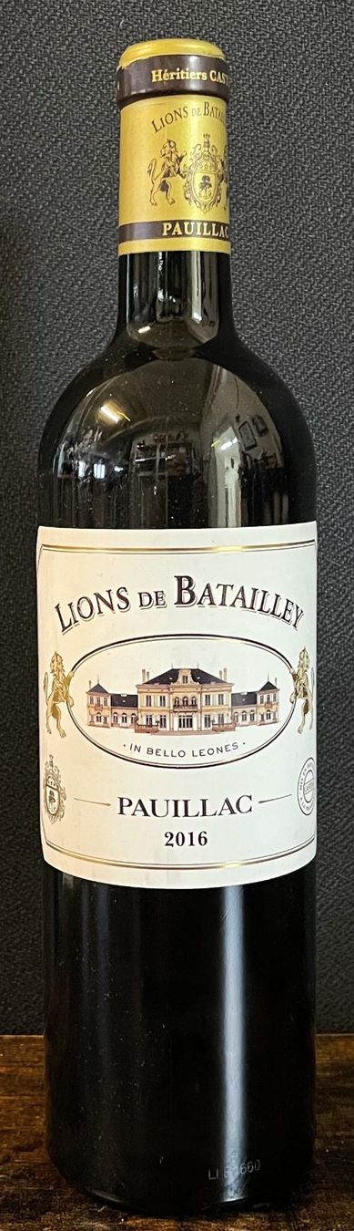 Vino: CHATEAU LIONS DE BATAILLEY 2016 PAUILLAC – Nuovo e nell'imballaggio originale da Oftringen venduto da Vucki
