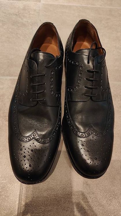 New Real Leather Brogues Made in Italy Size 5