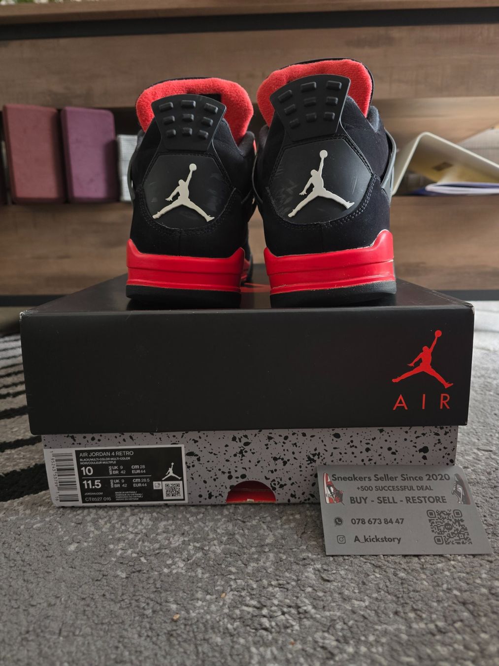 Herrenschuhe: Jordan 4 red thunder – Gebraucht aus Bôle von A_Kickstory 4