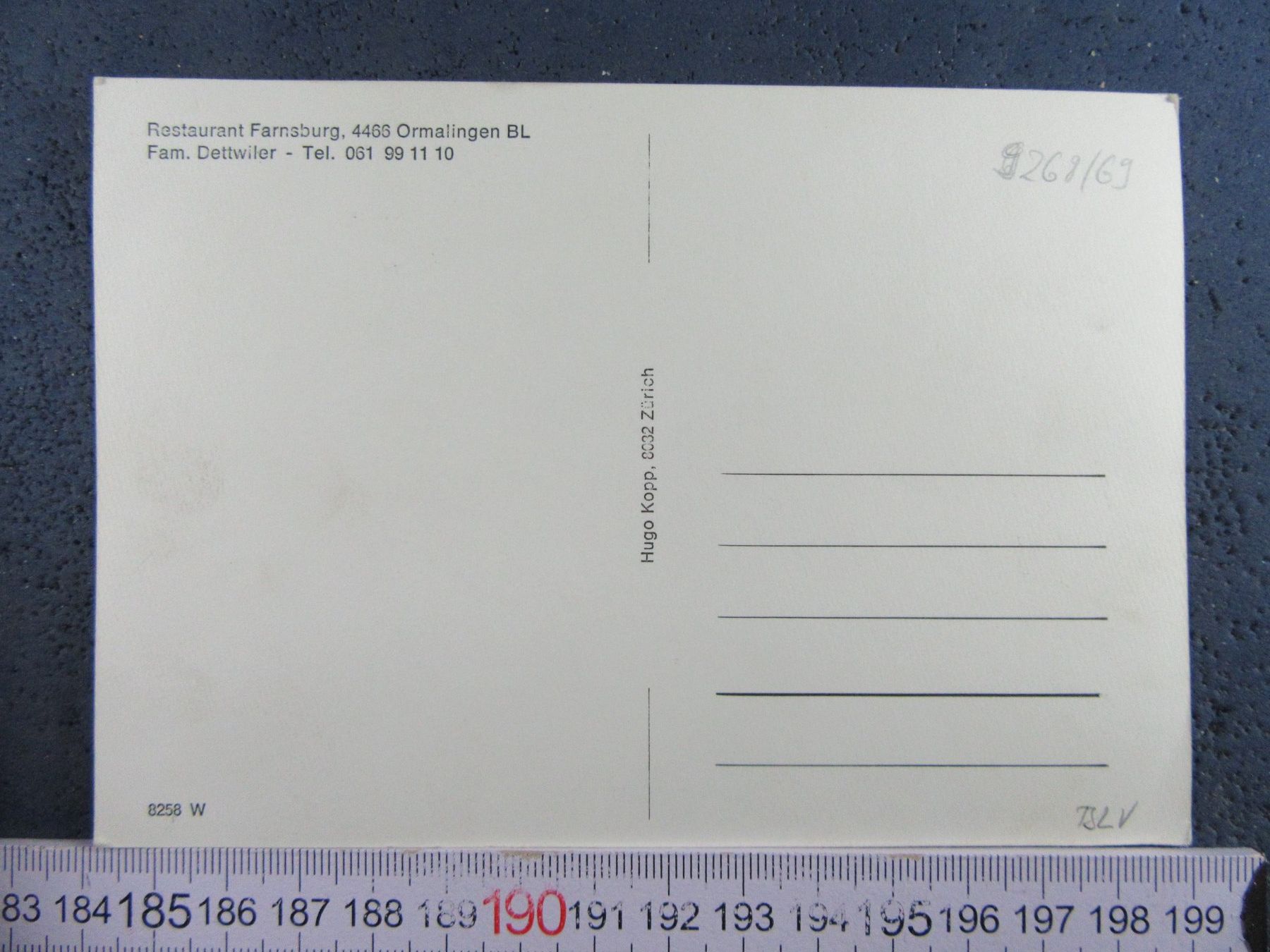 Cartoline postali: RUINE FARNSBURG OB ORMALINGEN BL-AK RESTAURANT – Usato da Ettingen venduto da Hausi4711 1
