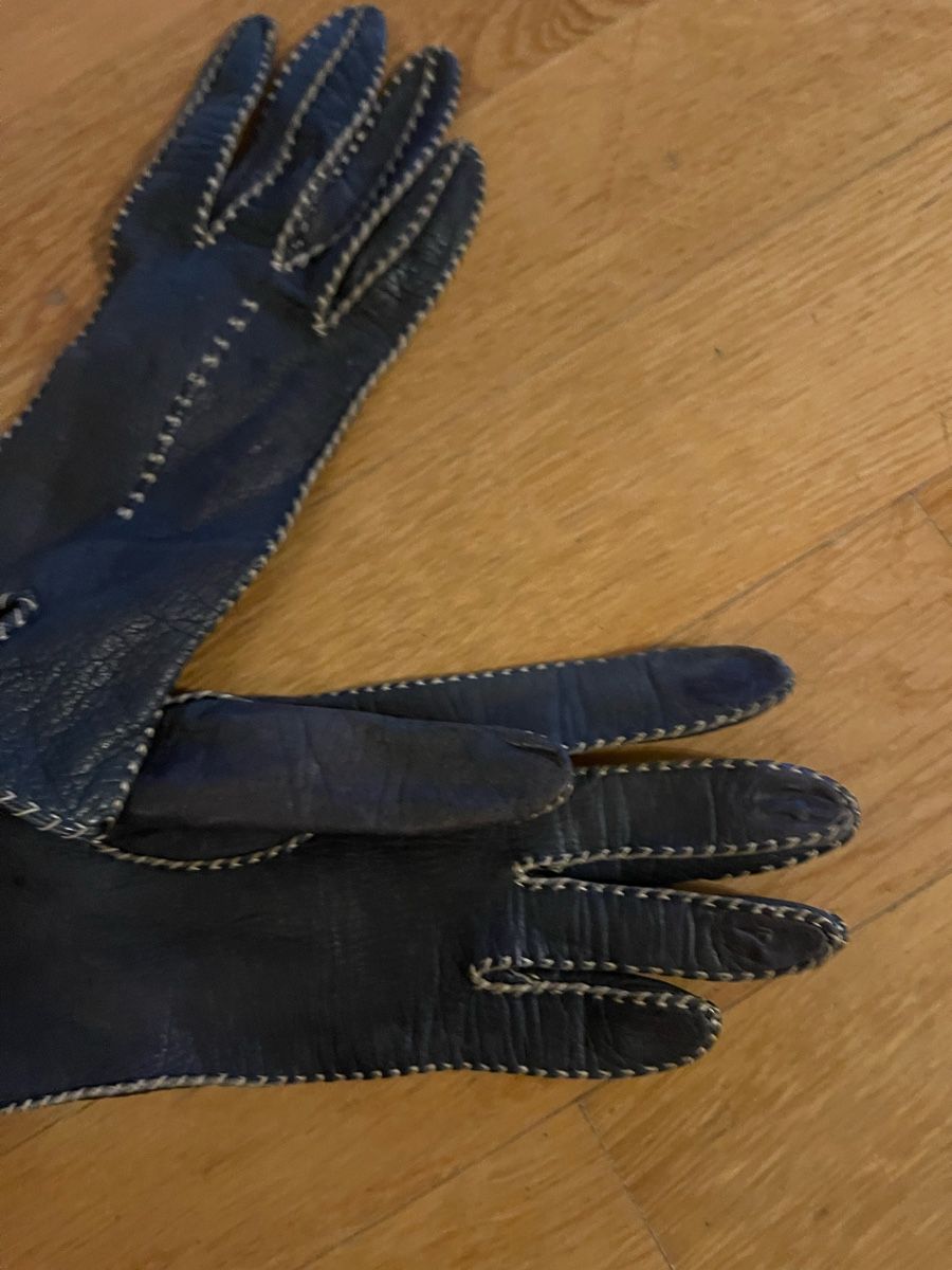 Guanti & manicotti: Handschuhe Lederhandschuhe Damen Winterhandschuhe Grösse S – Usato da Rüschlikon venduto da leo_mwz2 9
