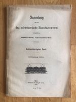 Amtliche Aktenstücke Schweizerisches Eisenbahnwesen 1932