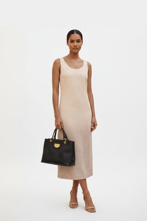 NINA RICCI Paris Vintage Tote Bag Schwarz TOP