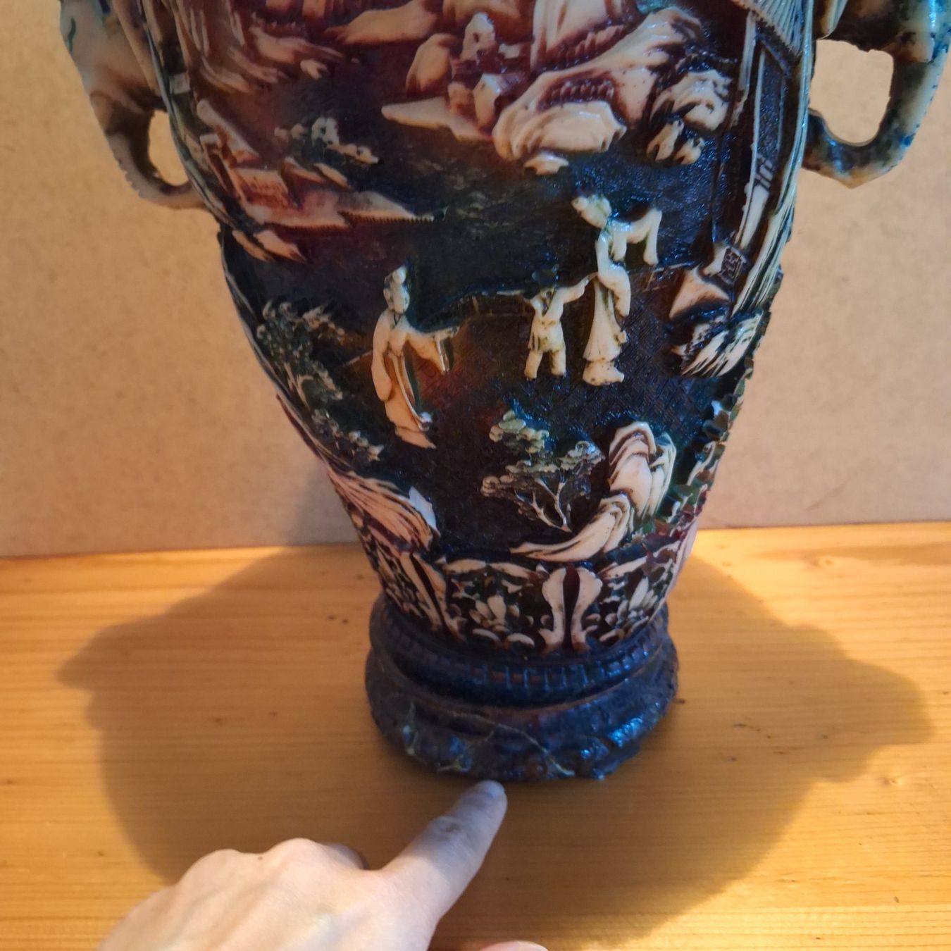 Vasen & Gefässe: Asiatische, schwere, grosse Vase, Deko – Gebraucht aus Winterthur von Goldpipau 4