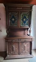 Buffet-vaisselier ancien en bois massif