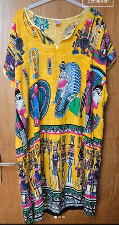 Sommerliches Strandkleid aus Ägypten, Gr. 4XL, Neu!