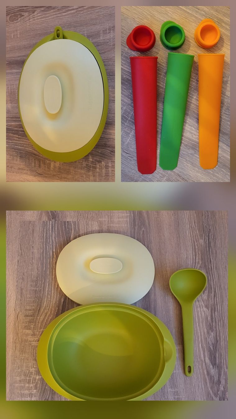 Tupperware Behälter & Ähnliches: soupière Tuperware + 3 glaces silicone – Gebraucht aus Plagne von pnz75