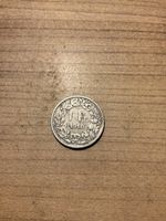 Seltener 1 Schweizer Franken Silber Münze Jahrgang 1910