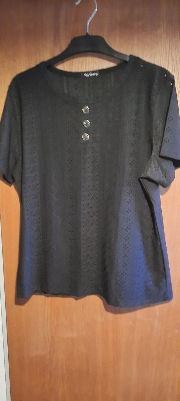 Camicette: Neue Bluse Gr M/L schwarze Farbe – Nuovo (secondo la descrizione) da Leimbach AG venduto da Funke58