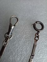 Alt Taschenuhr Kette, in Niello-Technik (Tula), Nr.1