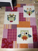 Teppich Kids Eule Patchwork 120x170 cm