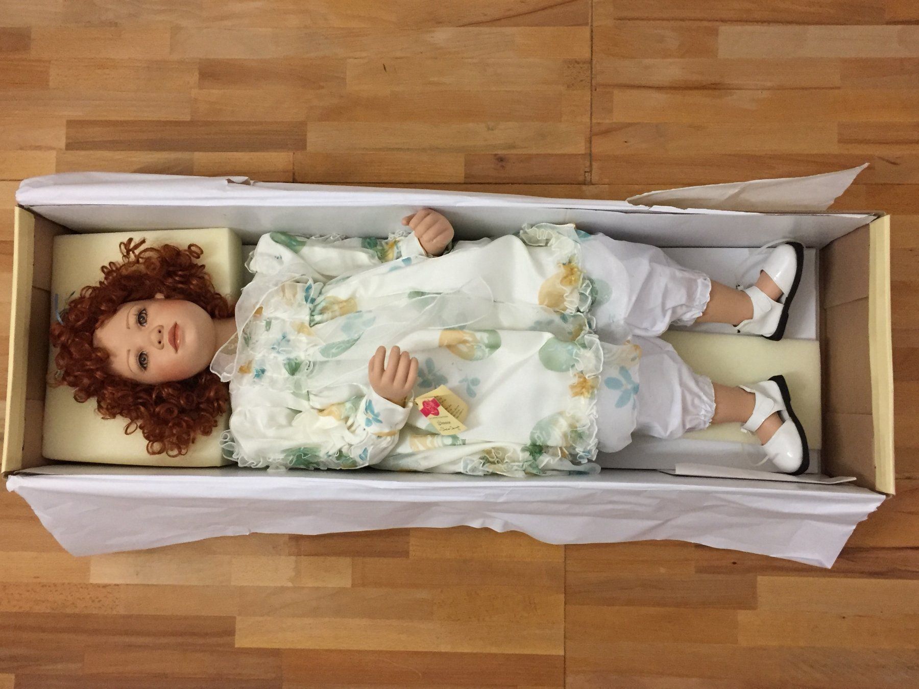 Bambole: Original "Elite Dolls" Neu, ca. 90 cm. – Nuovo e nell'imballaggio originale da Schaffhausen venduto da vintageville 2