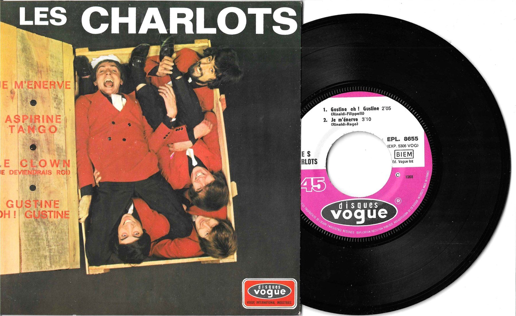 Dischi in vinile: Les Charlots EP - Je m'énerve – Usato da Savagnier venduto da Ne2065