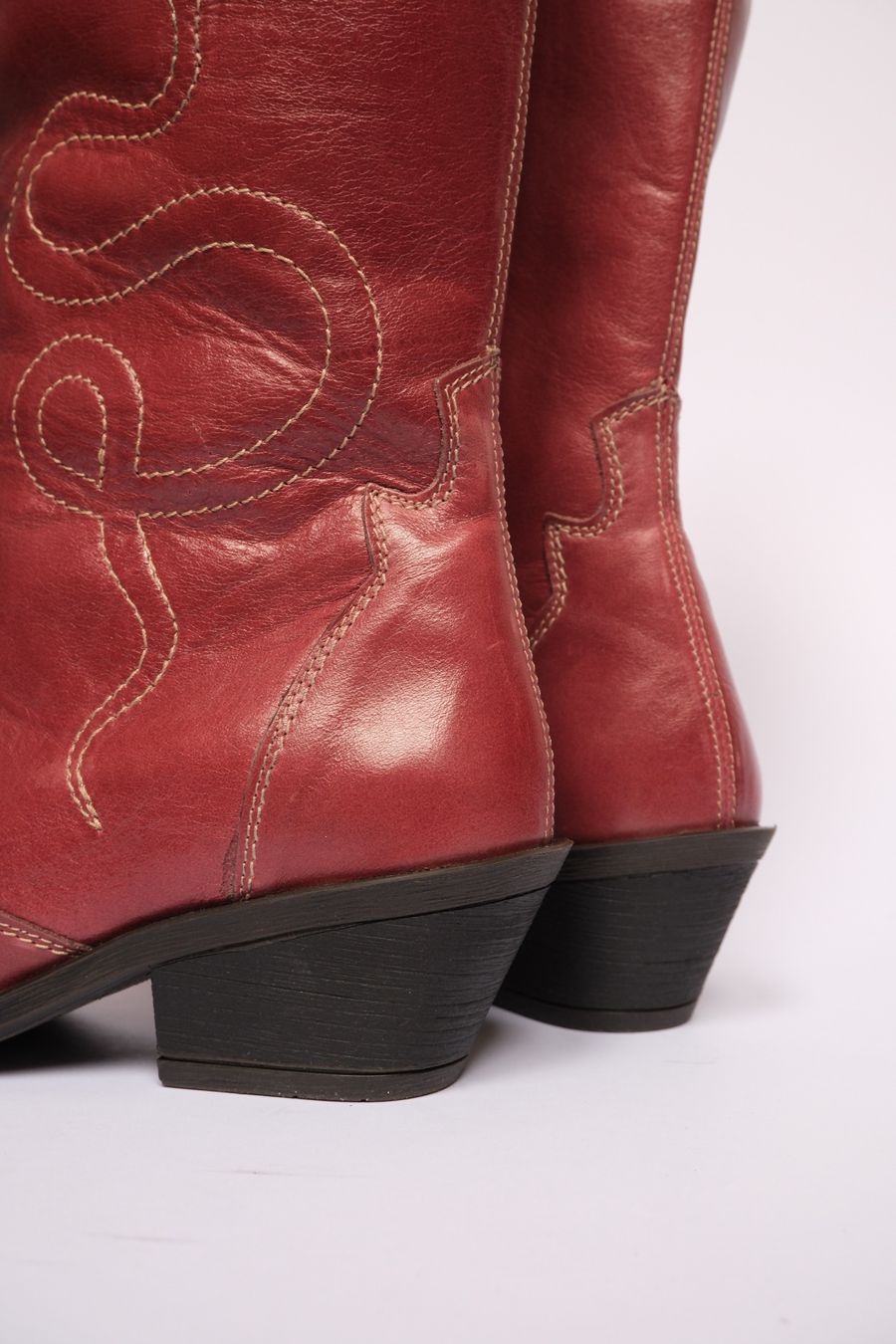 Scarpe da donna: Leather Cowboy Boots – Usato da Pfäffikon SZ venduto da str_s55r 3