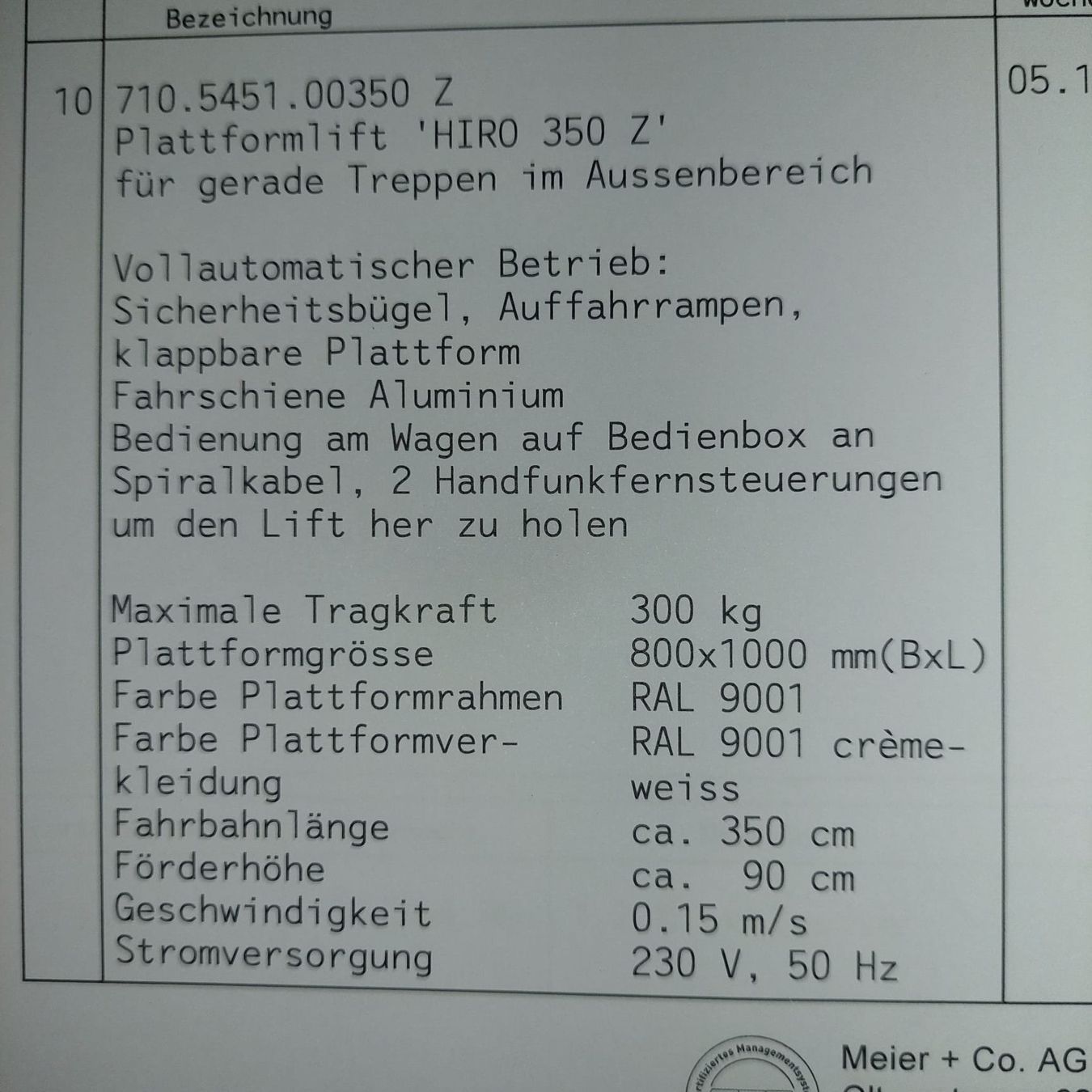 Piattaforme elevatrici & Crick: Rollstuhl-Treppenlift – Usato da gontenschwil venduto da laura_biaci 6