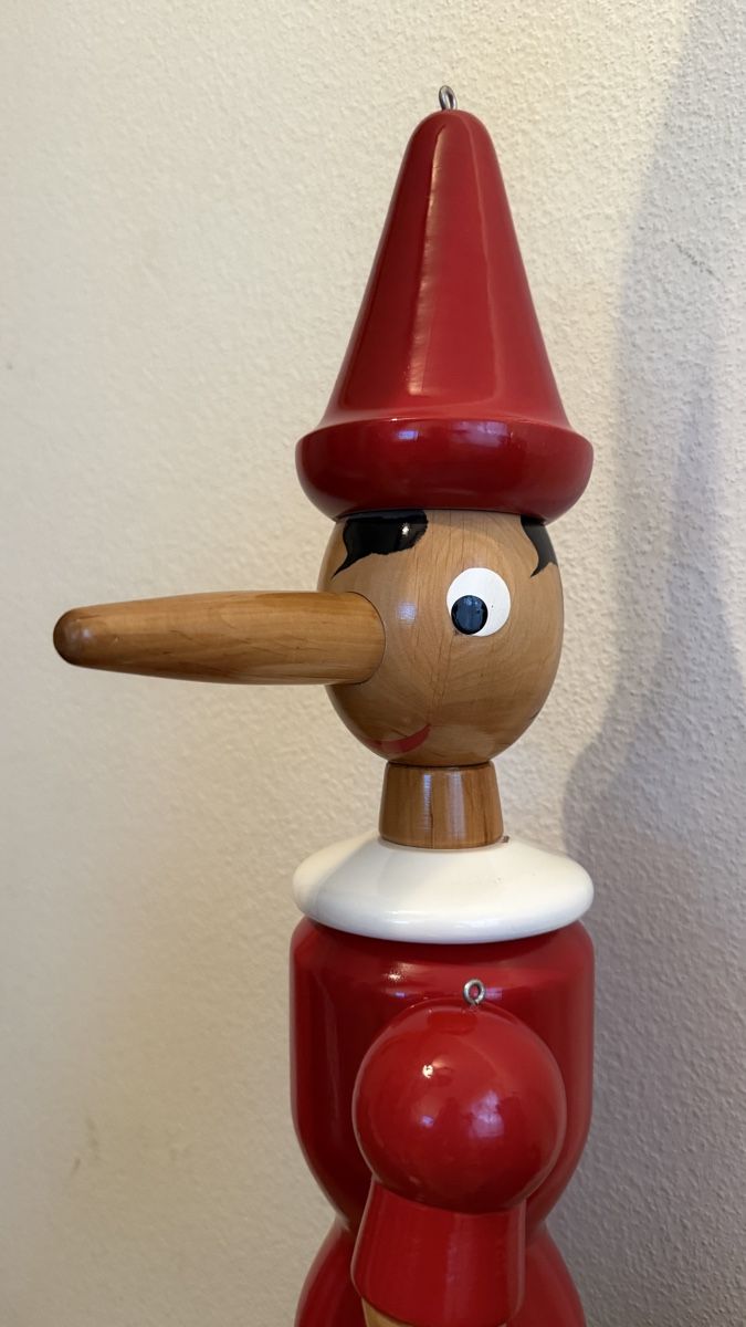 Statuette: Riesiger Pinocchio Holz XXL – Usato da Basel venduto da 7oclock 5