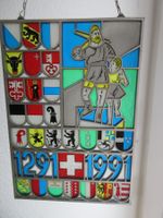 Wappenscheibe 700 Jahre Schweiz 1291-1991