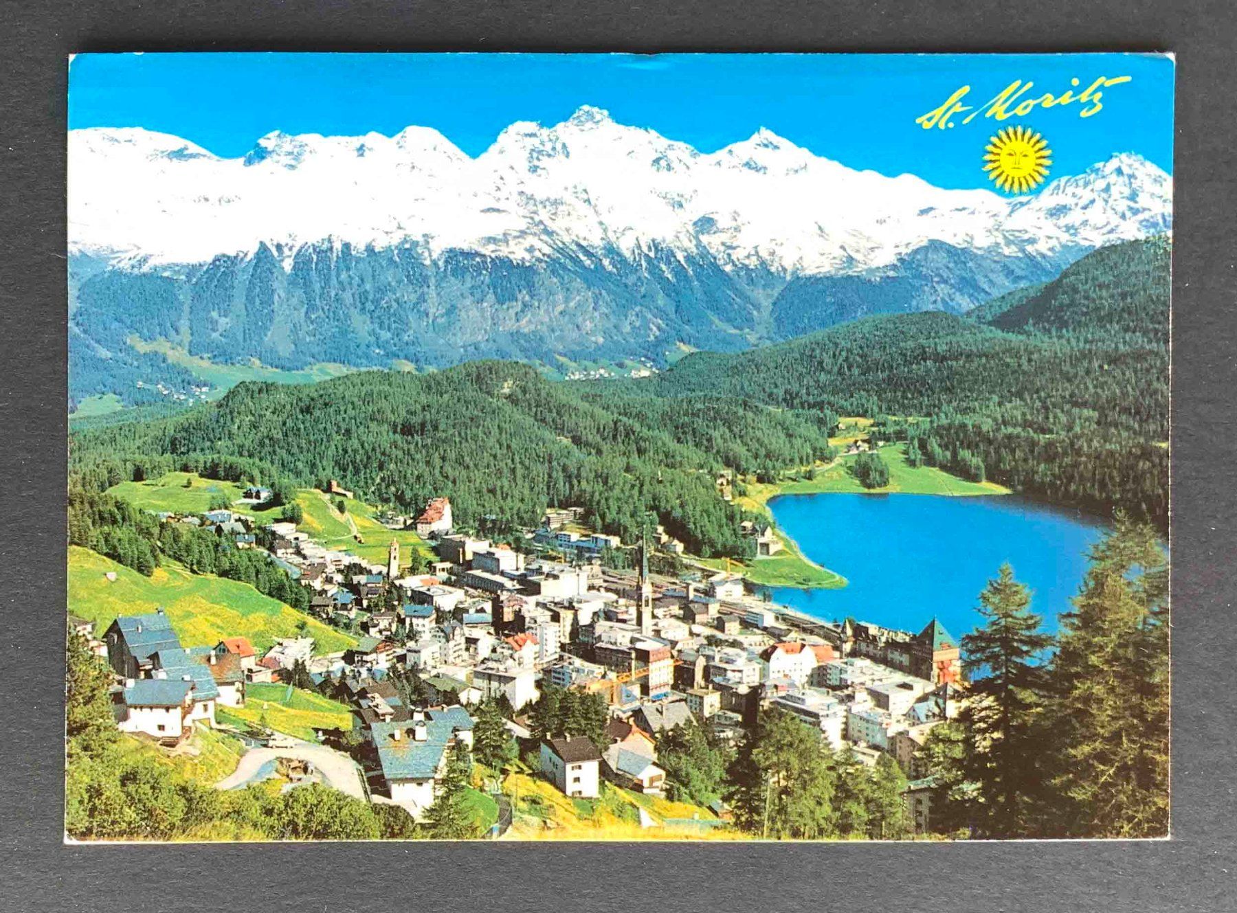 Cartoline postali: AK St Moritz – Usato da Goldau venduto da artelier1