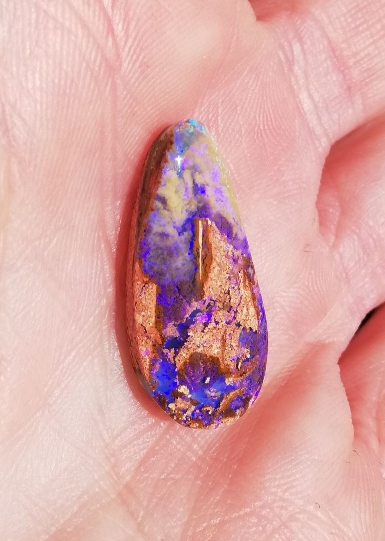 Pietre preziose: Wunderschöner Australischer Pipe Opal – Nuovo e nell'imballaggio originale da Bärau venduto da thunja 5