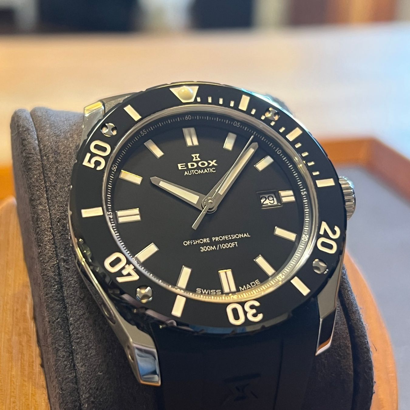 Edox Orologi: Edox Offshore Pro Class-1 Automatic Date 80088-3-NIN – Usato da Carouge GE venduto da Watchaser 1