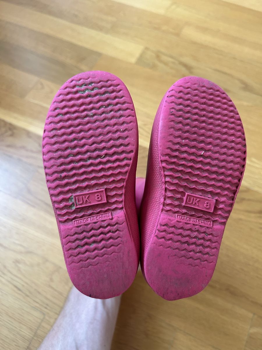 Hunter Scarpe per ragazze: Hunter Boots Pink (Size 8 UK) – Usato da Zug venduto da Thebubs 5