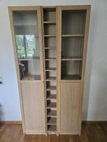 Holzschrank mit Glastüren, Top Zustand, muss weg!